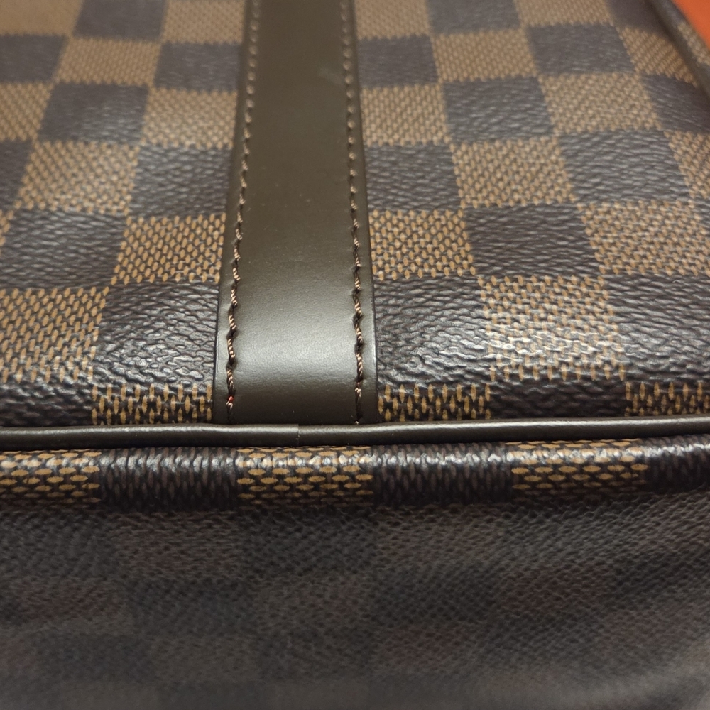 Brown Checkered Handbag Speedy 25 - Picture 6 of 11